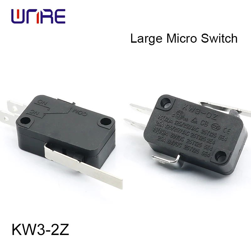 KW3-2Z Largre Micro Switch Electronic Micro Switch 16A Small Size for PCB Mounting and Low Voltage Control Circuits