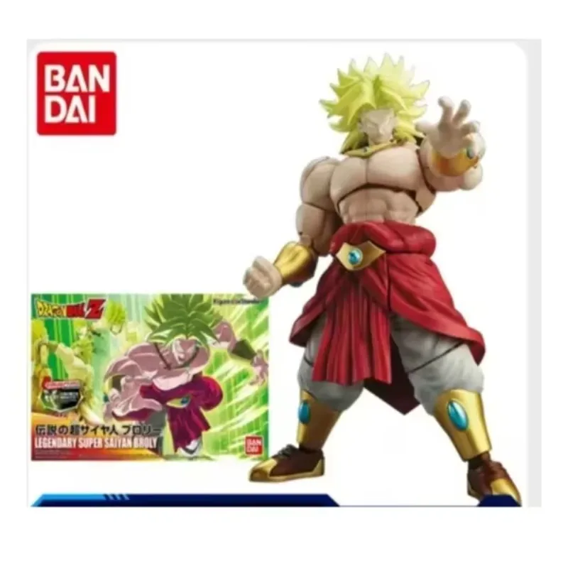 In Stock Original Bandai Anime Figure Figure-rise Standard Dragon Ball Z Broly Anime Action  Assembly Model Collectible Toy Gift