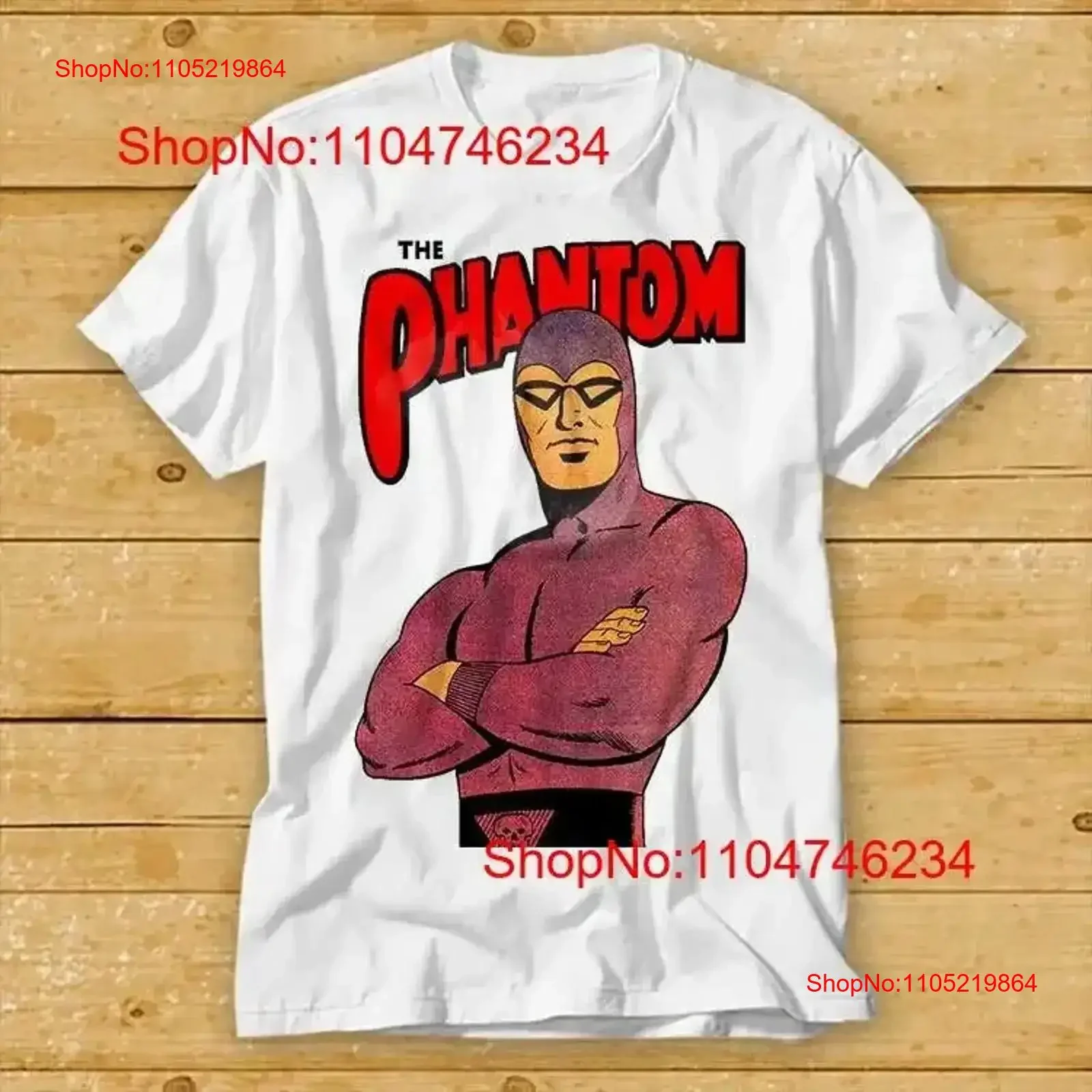 

The Phantom T Shirt Comics Fictional Bangalla Retro Music Funny Movie Meme 2280 vintage Washed Casual fashion designer clothes