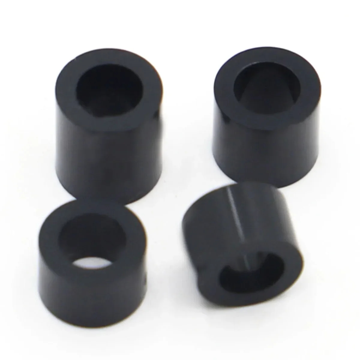 10-50pcs M3 M4 M5 M6 M8 M10 Black ABS Non-Threaded Hollowed Nylon Spacer Round Hollow Standoff Washer PCB Board Screw - Image 5