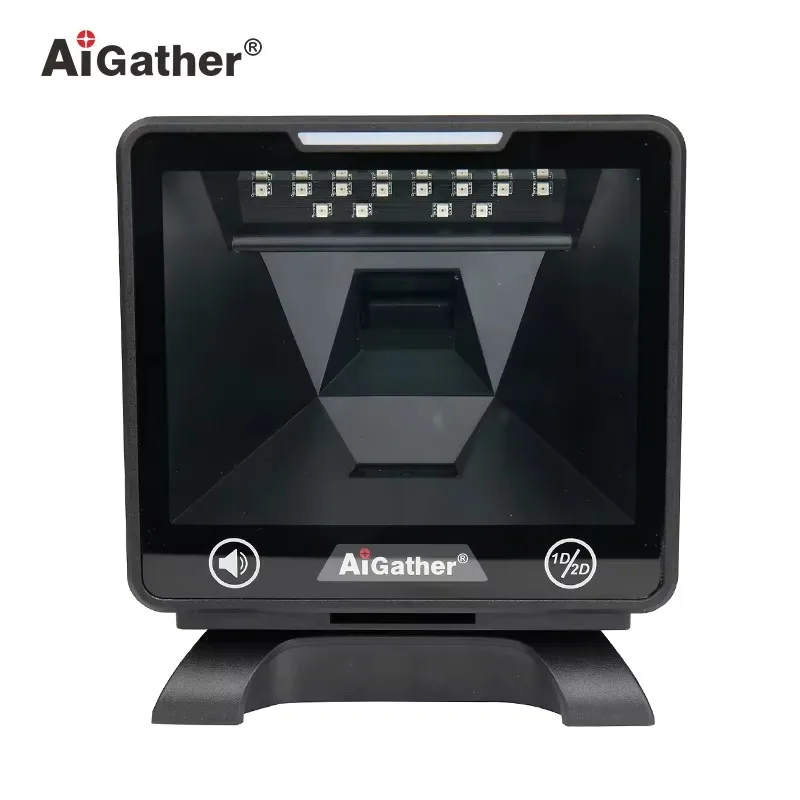A-90 Android Tablet Supermarket POS Scanning Machine USB Square 1D 2D Desktop Barcode Scanner