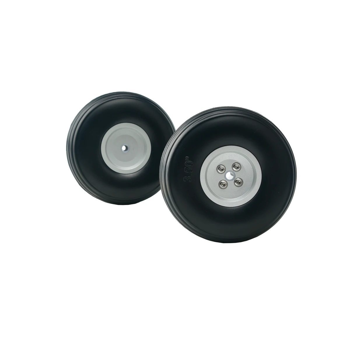 1PC moyeu en aluminium PU mousse roue train d'atterrissage pneu Dia 1/1.25/1.5/1.75/2/2.25/2.5/2.75/3/3.25/3.5/3.75/4/4.5/5 pouces pour avion RC