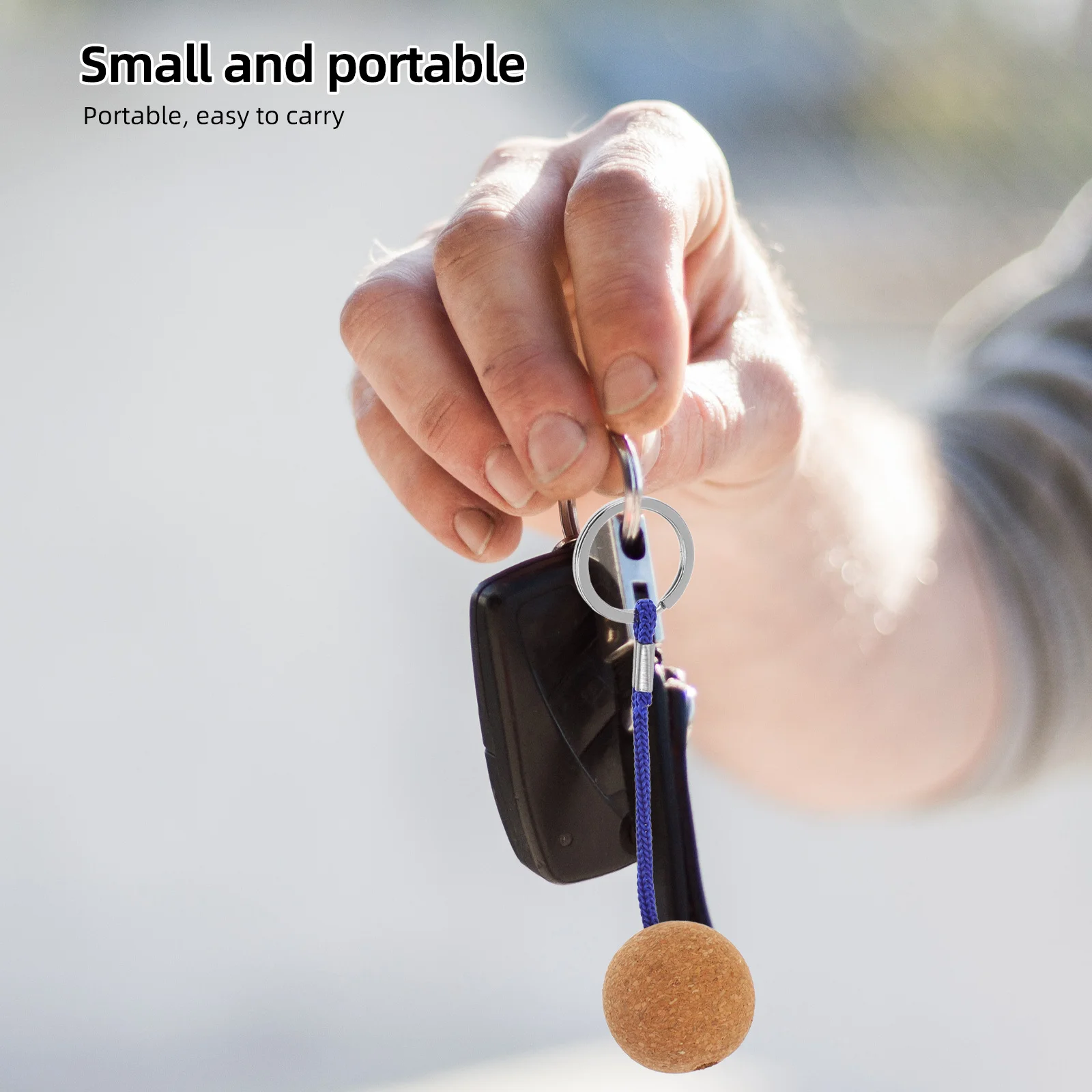 

2 Pcs Boat Floating Key Ring Keychain Keyring Boating Must Haves Accessory Keychains