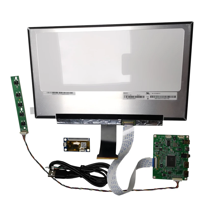 11.6 inch display module HD kit 10 point touch screen linux windows raspberry pi android system plug and play USB5V and DC12V tw