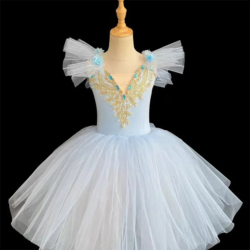 

Children's ballet skirt cute and sweet tutu skirt performance suit suspender gauze skirt small kite dance performance suit