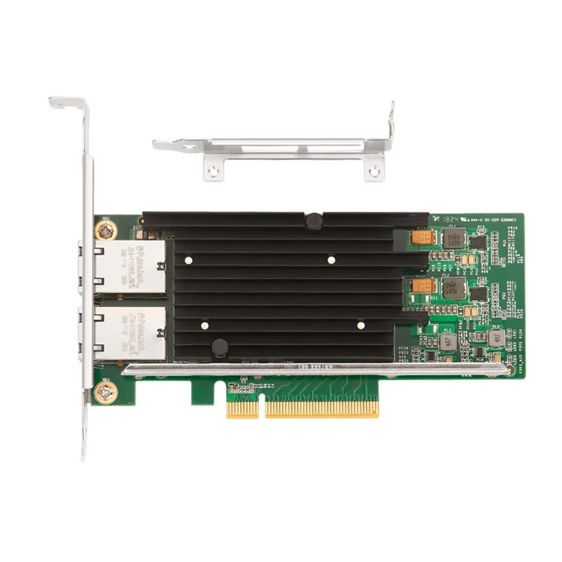 

X540-T2 Двойной порт 10Gbe для сетевой карты Pcie X8 10G NIC Server 4 разъема RJ45 10-гигабитный Ethernet-адаптер для ноутбука ПК