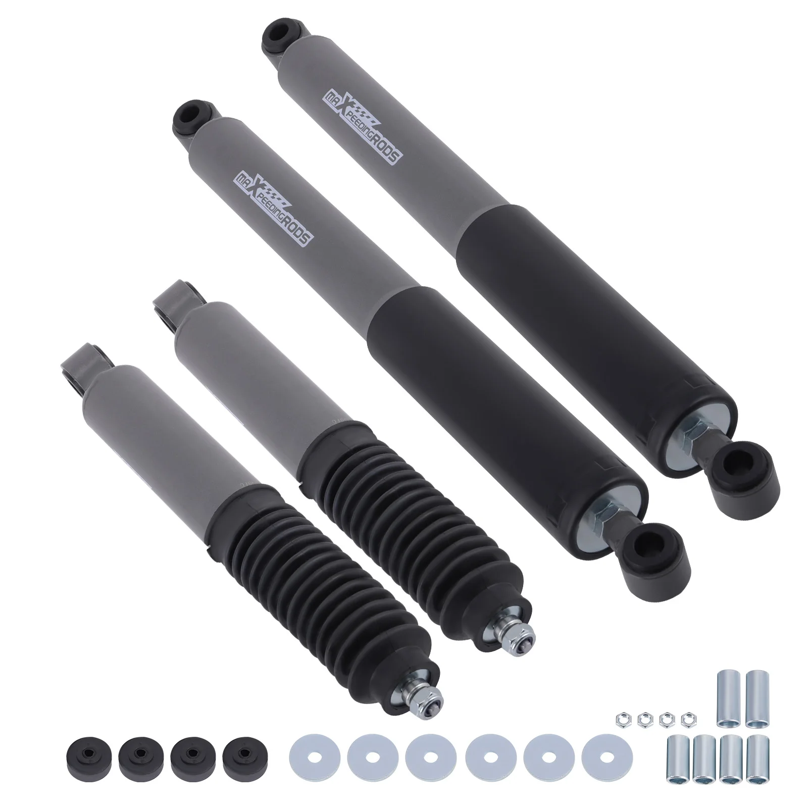 

Heavy Duty Gas Shock Absorbers for Navara D22 DX,ST 4x4 Ute 4WD Front + Rear