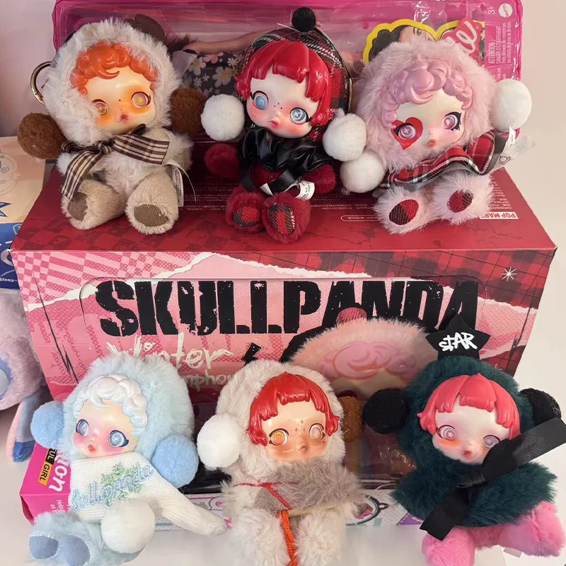 

Skullpanda Winter Symphony Series Blind Box Vinyl Dolls Cute Skullpanda Pendant Mystery Box Collection Gift 1:1 Replica
