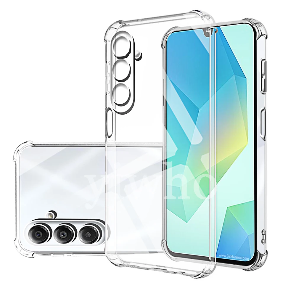 Transparent Phone Case for Samsung Galaxy A16 5G A15 A25 A35 A55 Shell Protective Camera Back Clera Back Covers Phonecase A 16