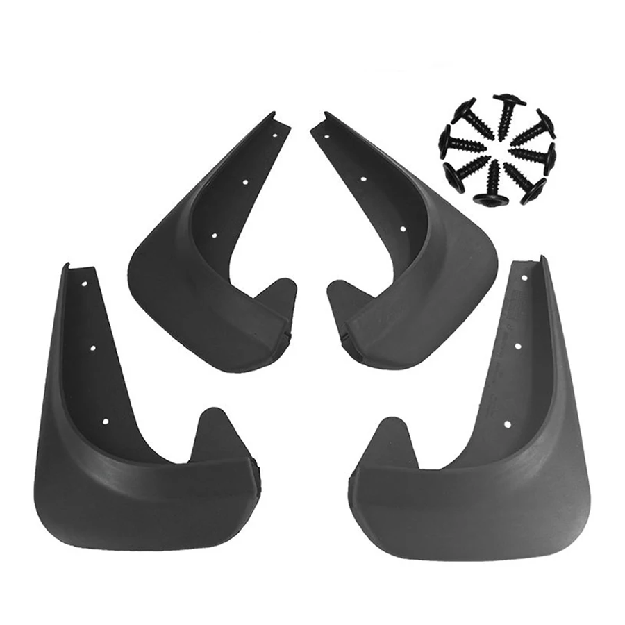 

4PCS Car Front Rear Flaps Mudguards Fender EVA Mud Flaps Splash Guards Mud Fit Most Vehicles