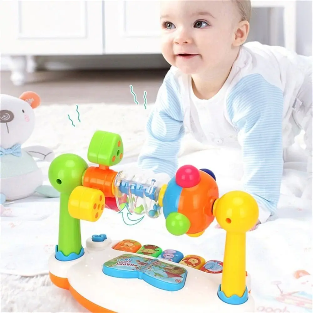 Piano pour bébé, son léger, imprimé Animal, clavier de musique interactif pour bébé, Type de jeu éducatif précoce, cadeau Musical pour bébé