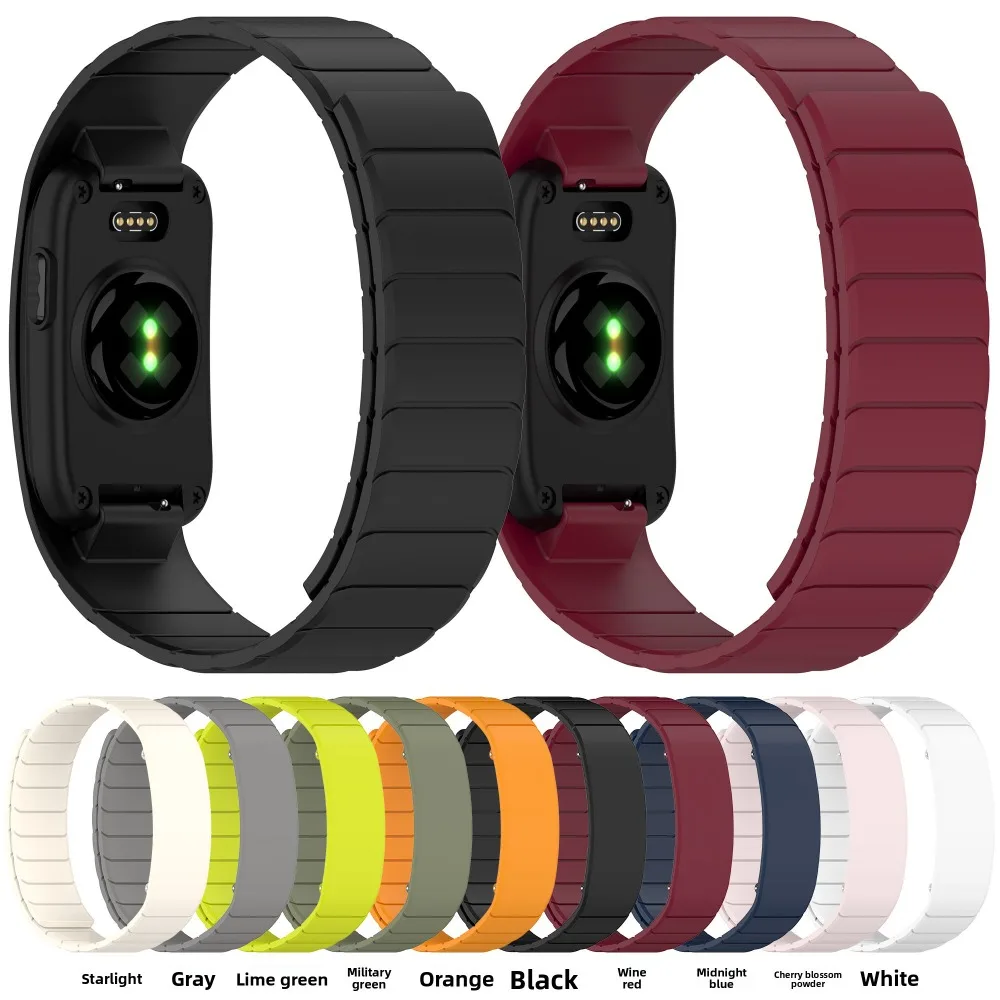 GarminCirqa Magnetic Silicone Strap Quick Release Sport Wristband Waterproof Sweatproof Cycling Running Fitness Replacement Band