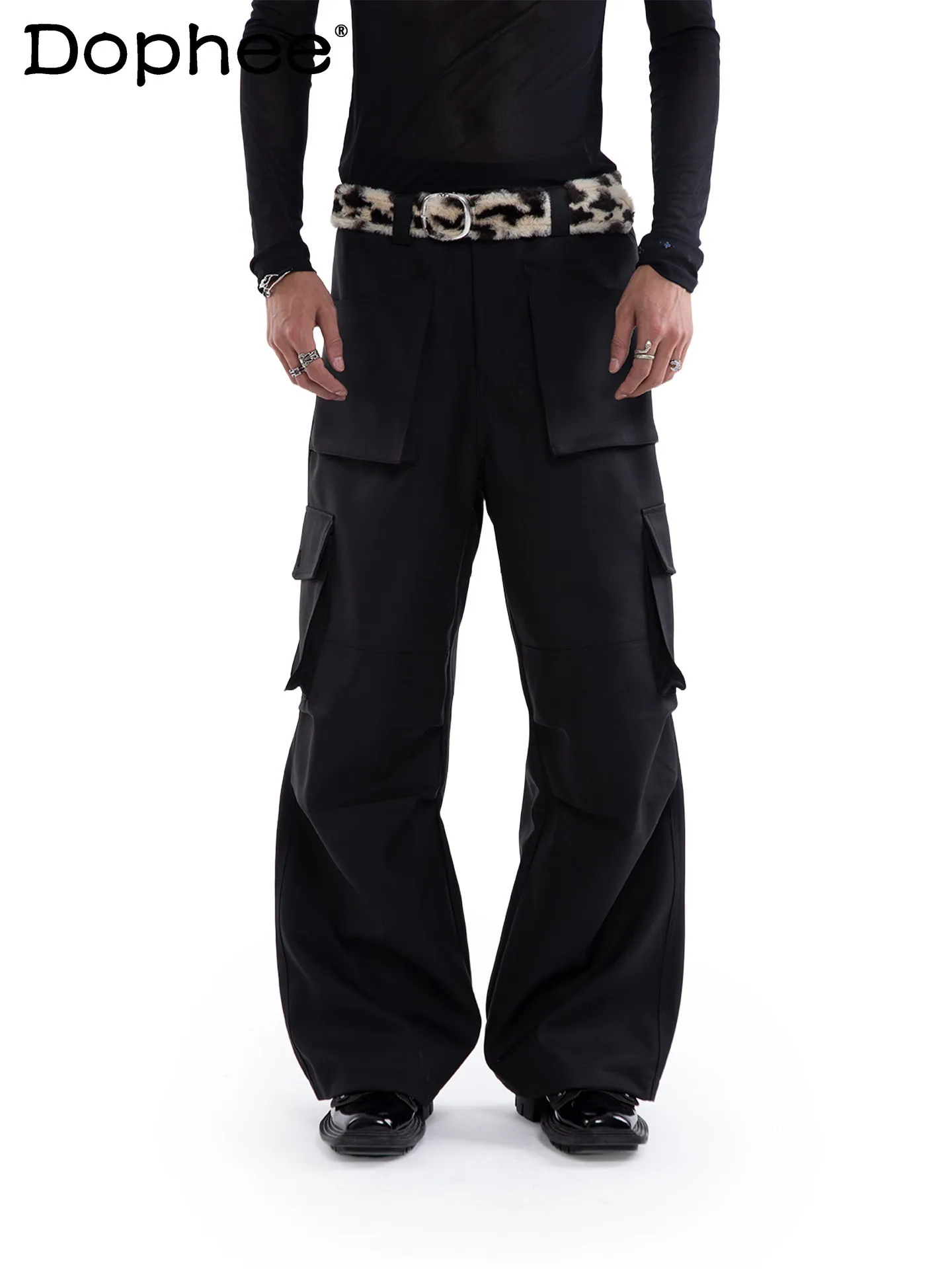 

Мужские брюки карго 2026 года: новая весенняя коллекция, американский стиль, модные, свободные, повседневные, удобные, универсальные, длинные.