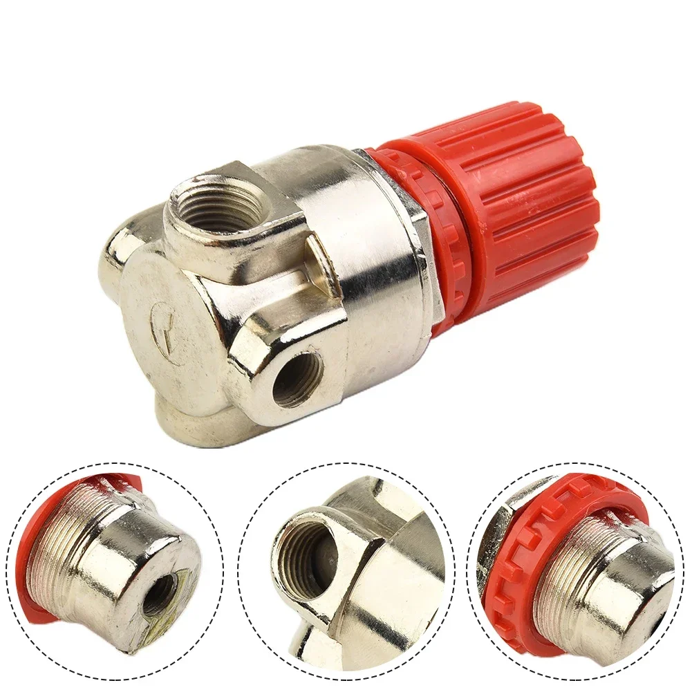 1x Valve Pressure Regulating Valve High Accuracy 4 Holes Control Air Compressor Tools Air Pump Air Compressor Part