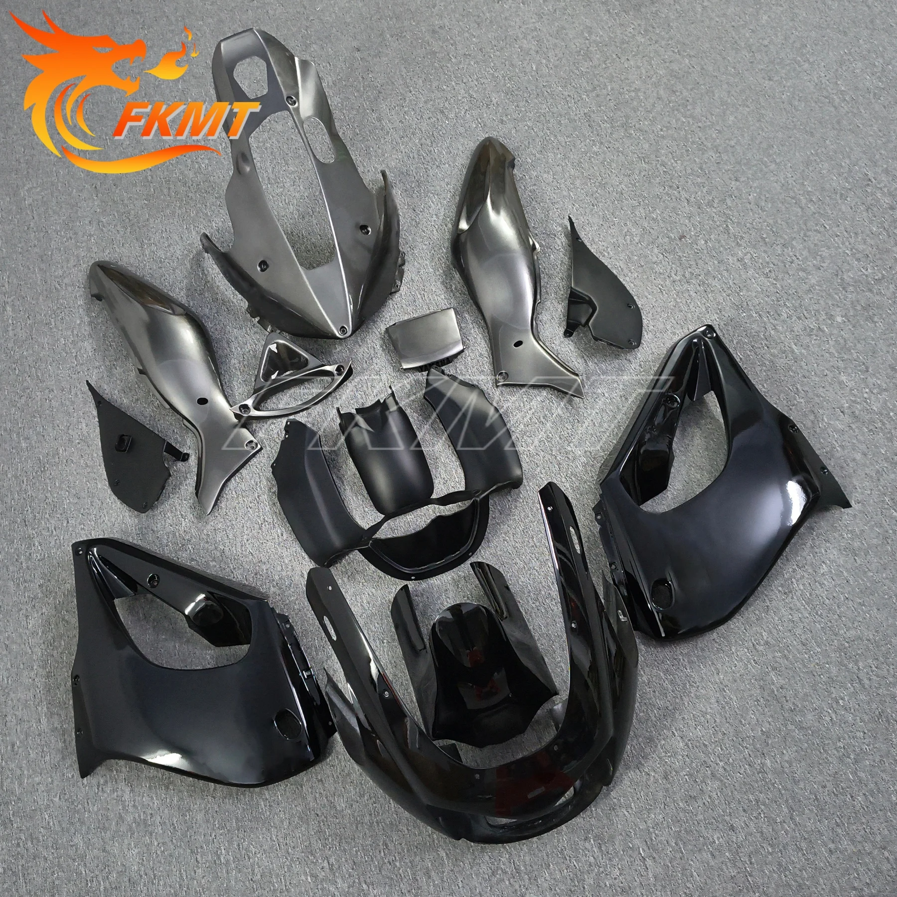 ABS Motorcycle Fairing Set Suitable for Yamaha YZF1000 1997 1998 1999 2000 2001-2007 Years YZF1000 Fairing Bright Black