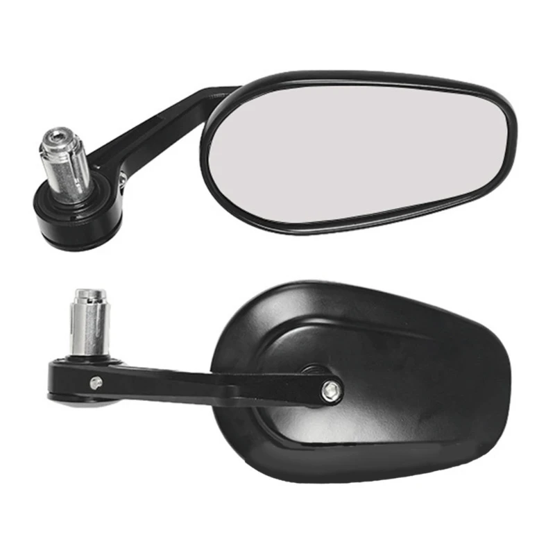 Wide Circular Reflectors for Rear View Clear Most Motorcycle Moped Scooter