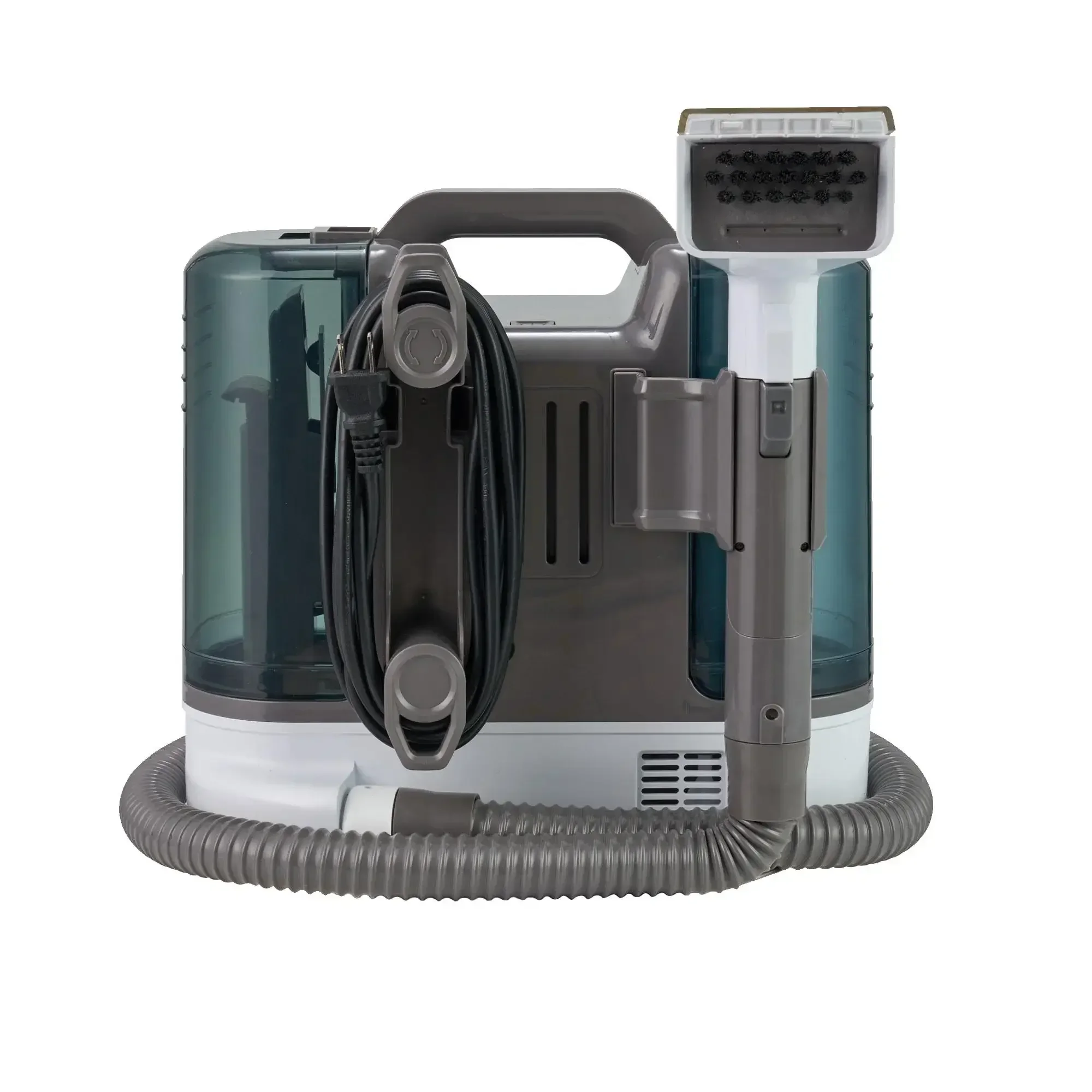 منظف بخار محمول 450 وات لتنجيد السجاد وبقع الحيوانات الأليفة 4 أوضاع شفط 10Kpa ضوء الأشعة فوق البنفسجية 1800 مللي منظف بقع الخزان للاستخدام المنزلي