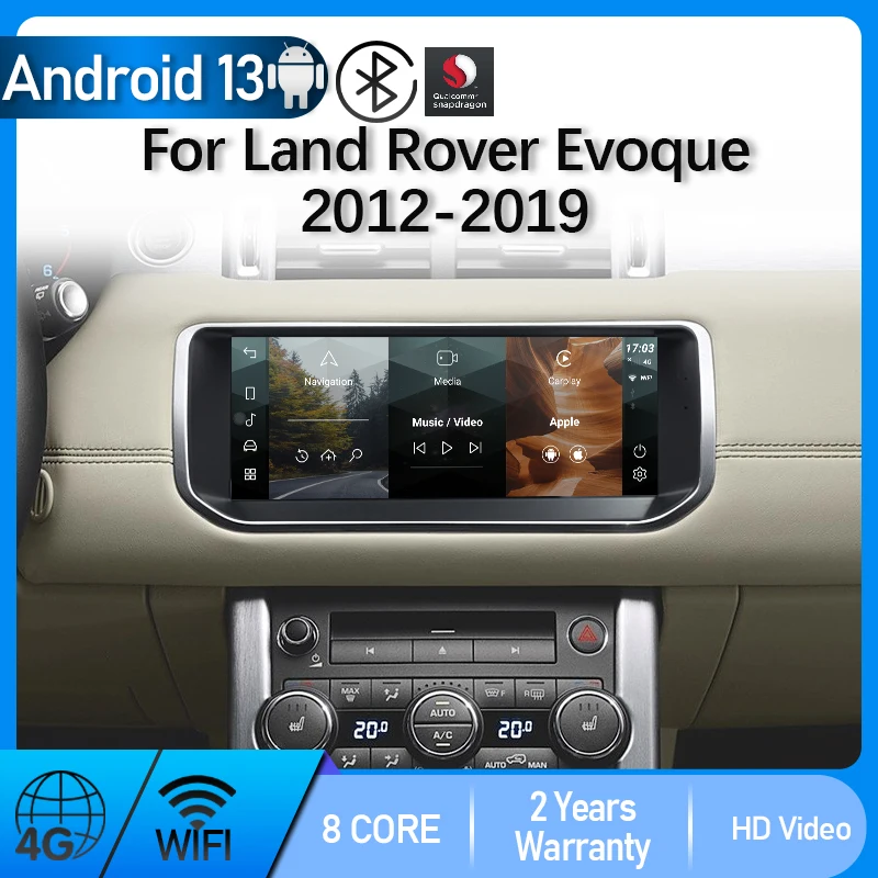 

Android 13 AUTO Car Radio For Land Rover Range Rover Evoque LRX L538 2012 Wireless Carplay Auto Navigation Multimedia Player GPS