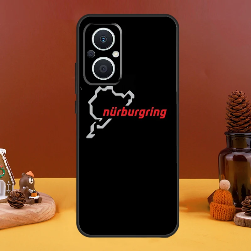 Nurburgring F1 Circuit Case For OPPO Reno 4Z 5Z 8T 10 Pro 11 F 4 6 7 8 5 Lite OPPO Find X6 X5 Pro X2 X3 Lite Cover