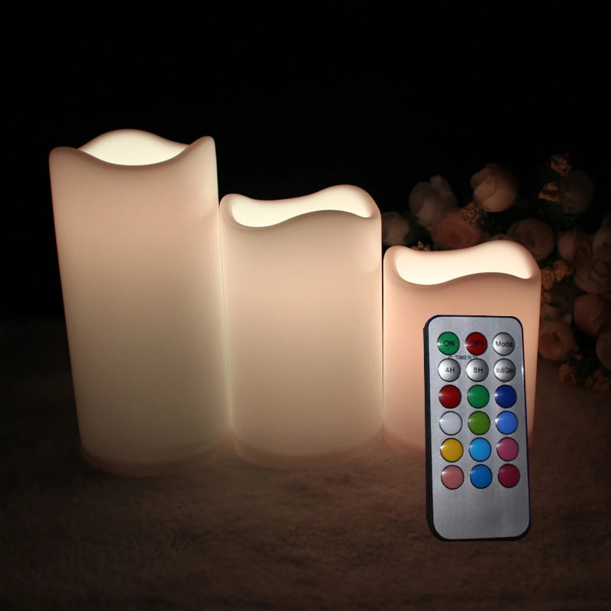 

Electronic Remote Control Light LED Night Lamp Color Changing Soft Glow Energy Saving Bedroom PartyDecoration