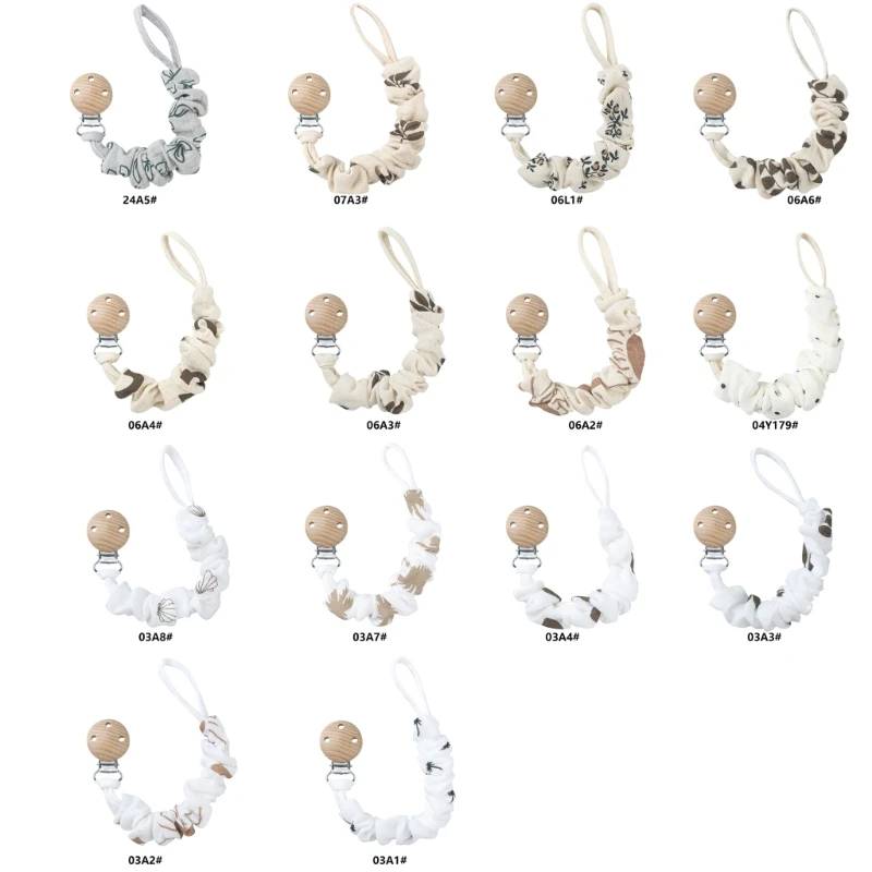 

Wrinkles Pacifier Clips Paci Holder & Leash for Boys & Girls Baby Teethers Gift
