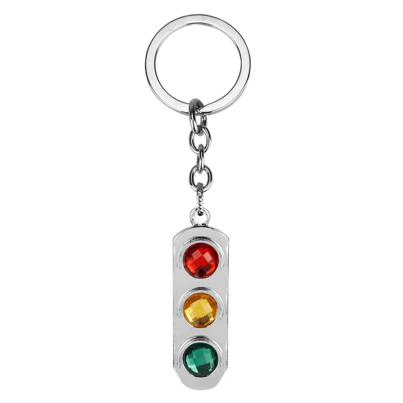 

Traffic light keychain, car alloy pendant, traffic signal sign, keychain