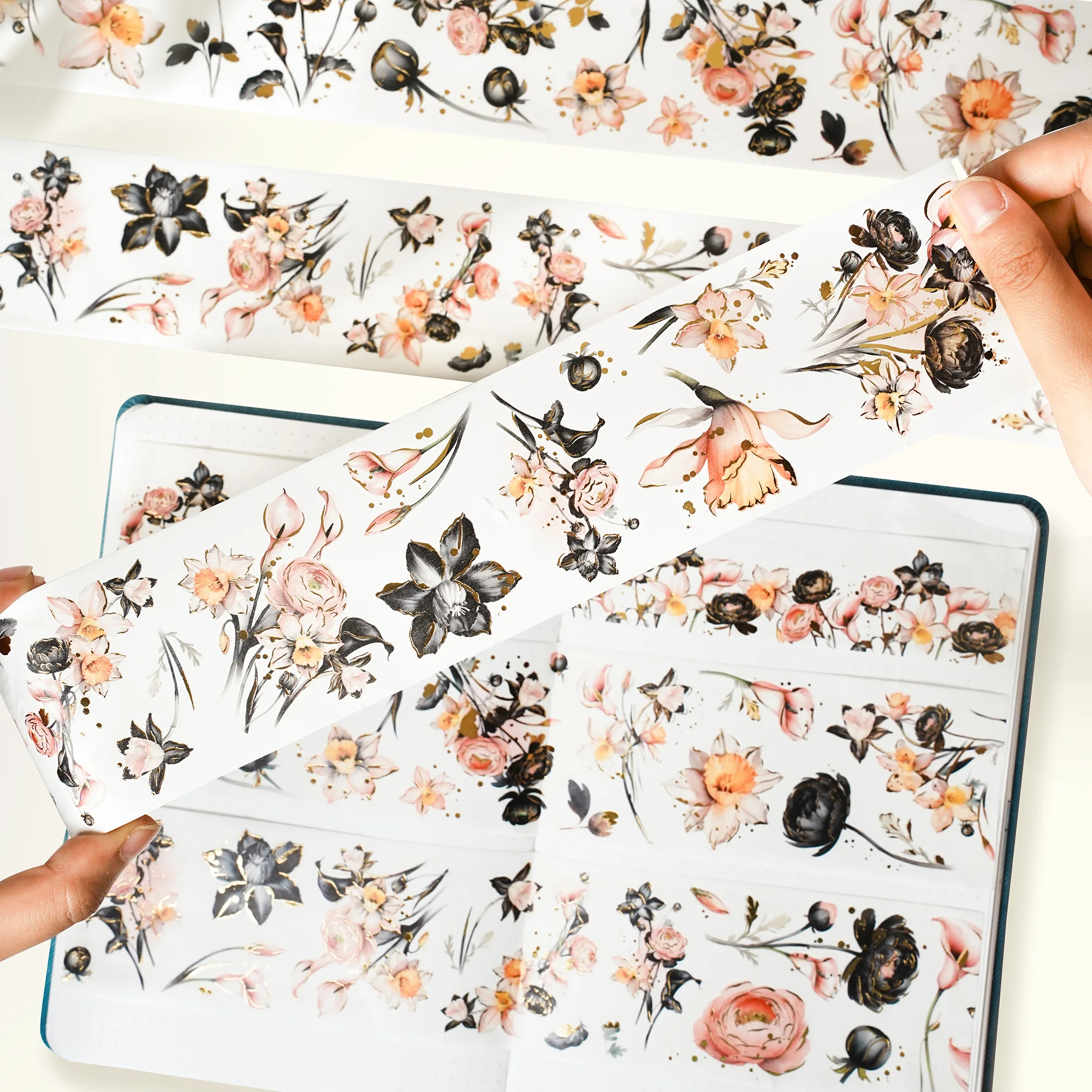 WT Studio винтажный цветочный сад роза васи ПЭТ лента для изготовления карточек план DIY Скрапбукинг план декоративная наклейка WT Studio винтажный цветочный сад роза васи ПЭТ лента для изготовления карточек план DIY Скрапбукинг план декоративная наклейка