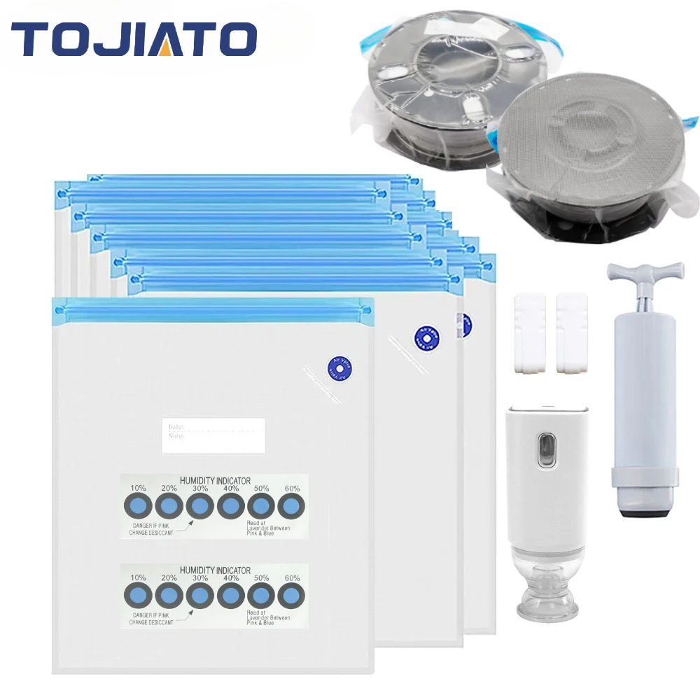 

30 шт. пакеты для хранения нити вакуумный мешок 3D-принтер PLA/ABS/TPU сушилка для нити безопасная влагостойкая для деталей 3D-принтера