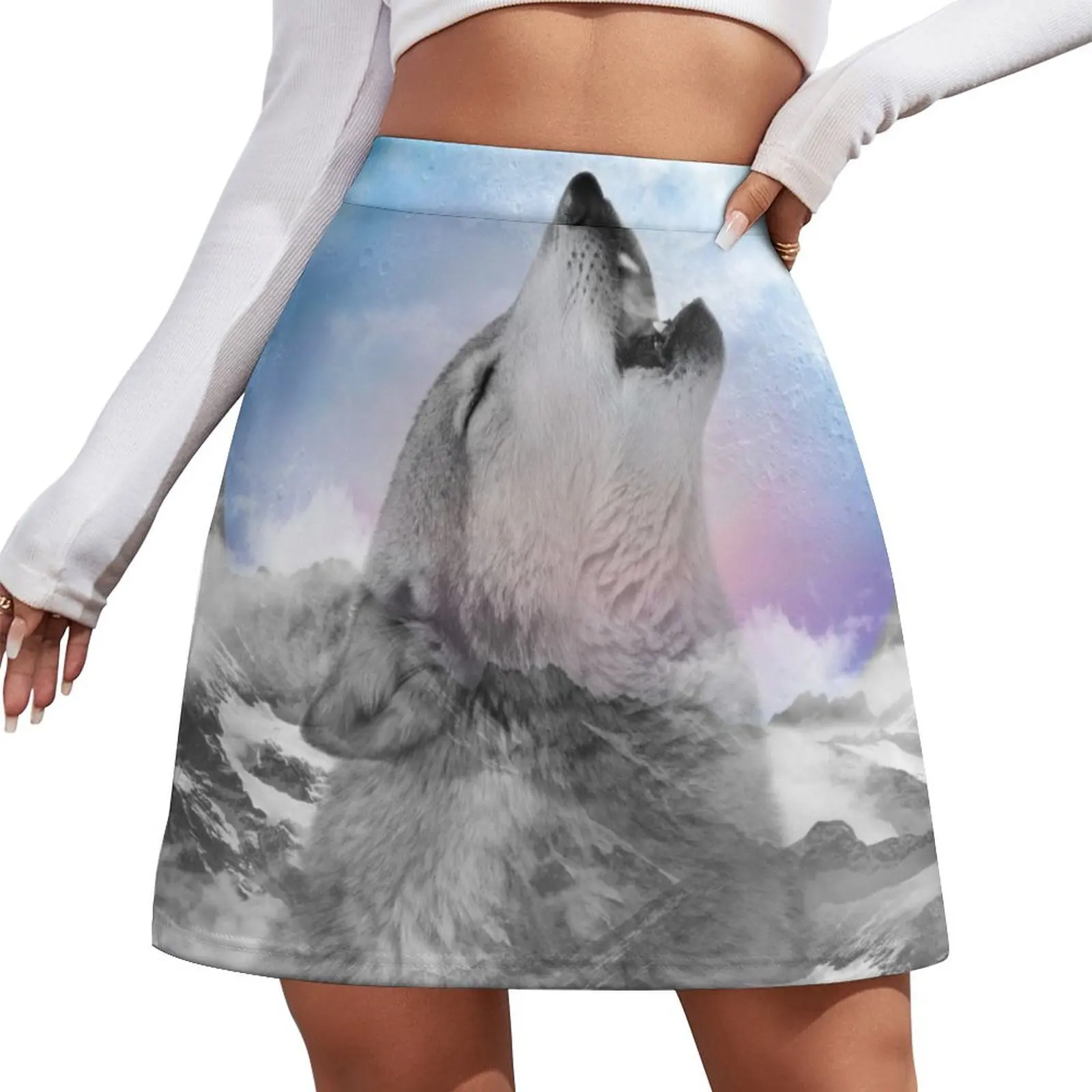 

Maybe the Wolf Is In Love with the Moon Mini Skirt new in clothes outfit korean style Sexy mini skirt