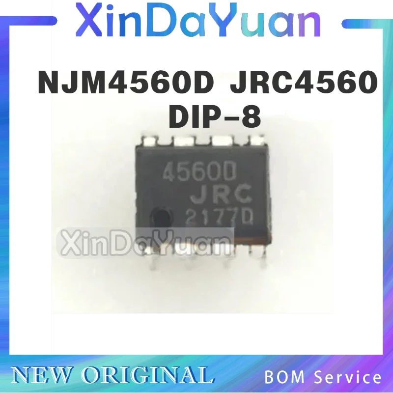 10 pcs NJM4560D JRC4560 DIP-8  Dual Operational Amplifier