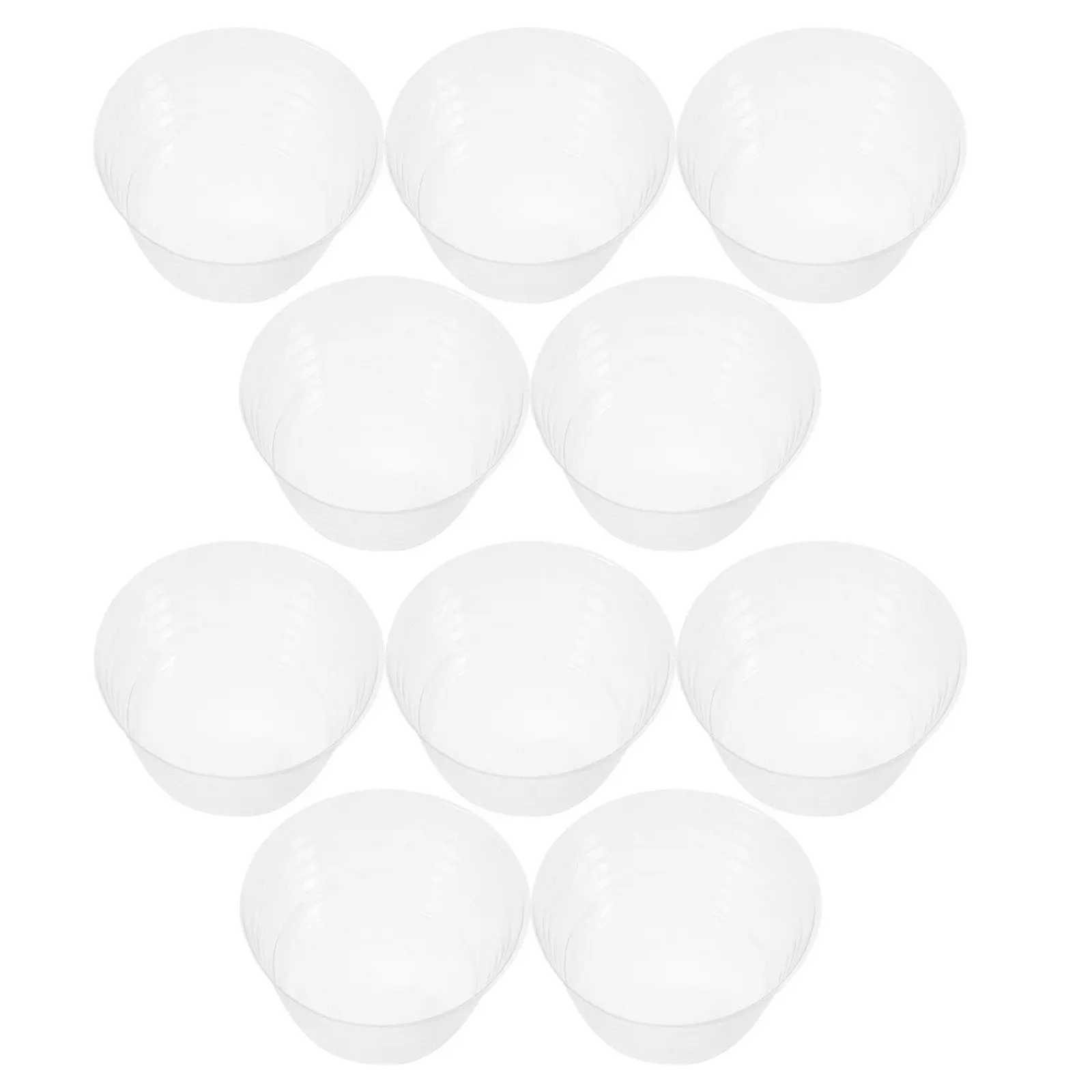 30Pcs Clear Plastic Plant Saucer Waterproof Flower Pot Tray Round Drip Catcher Tray Indoor Outdoor Garden Pots