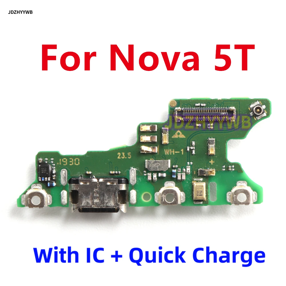 For Huawei Nova 5T USB Power Charger Port Jack Dock Connector Plug Board Charging Flex  Loudspeaker Buzzer Ringer Loud