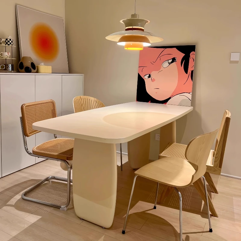 

Long Japanese Dining Tables White Square Dinette Luxury Dining Tables Center Cuisine Mesas De Restaurante Home Furniture