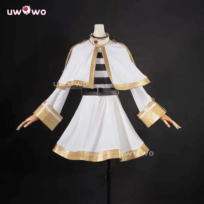 IN STOCK UWOWO Collab series Frieren Cosplay Anime Elf Cosplay Costume Frierenn at the Funerall Dress Ears Earrings Mage Uniform
