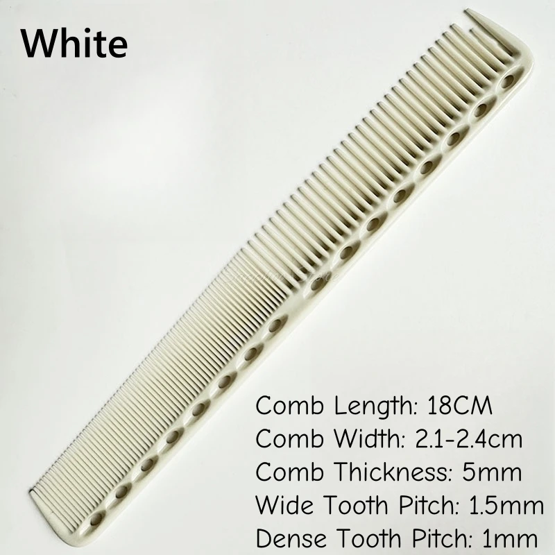 1PC 18cm Professionelle Friseur Haarschnitt Kamm Doppel Headed Anti Statische Hohe Temperatur Widerstand Salon Haar Styling Werkzeuge – Detail 6