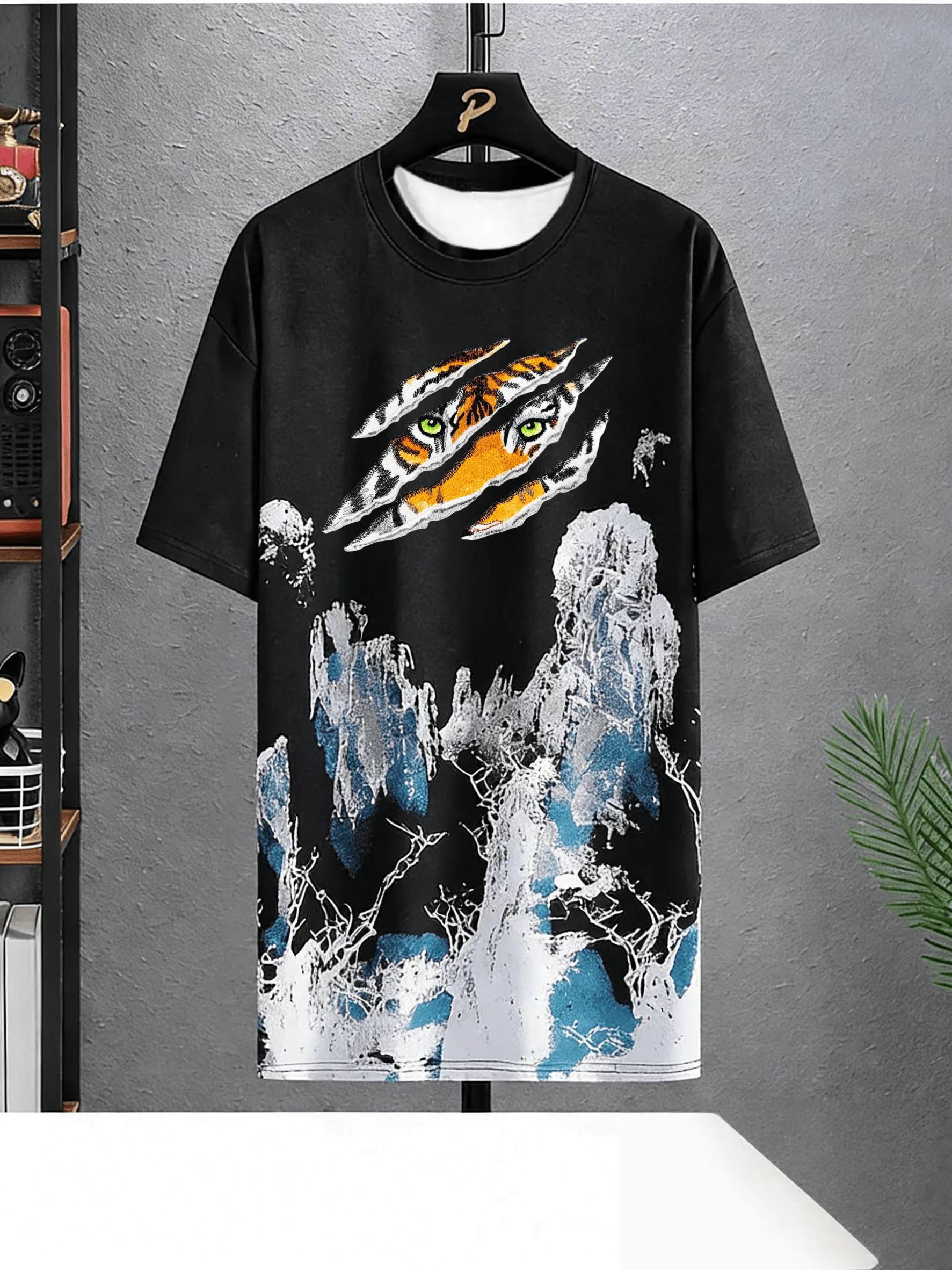 

Мужская и женская футболка с 3D-принтом «Монстр-коготь, рвущий дракона», в нишевом темном стиле, для мотоциклистов, спортивная, повседневная, крутая