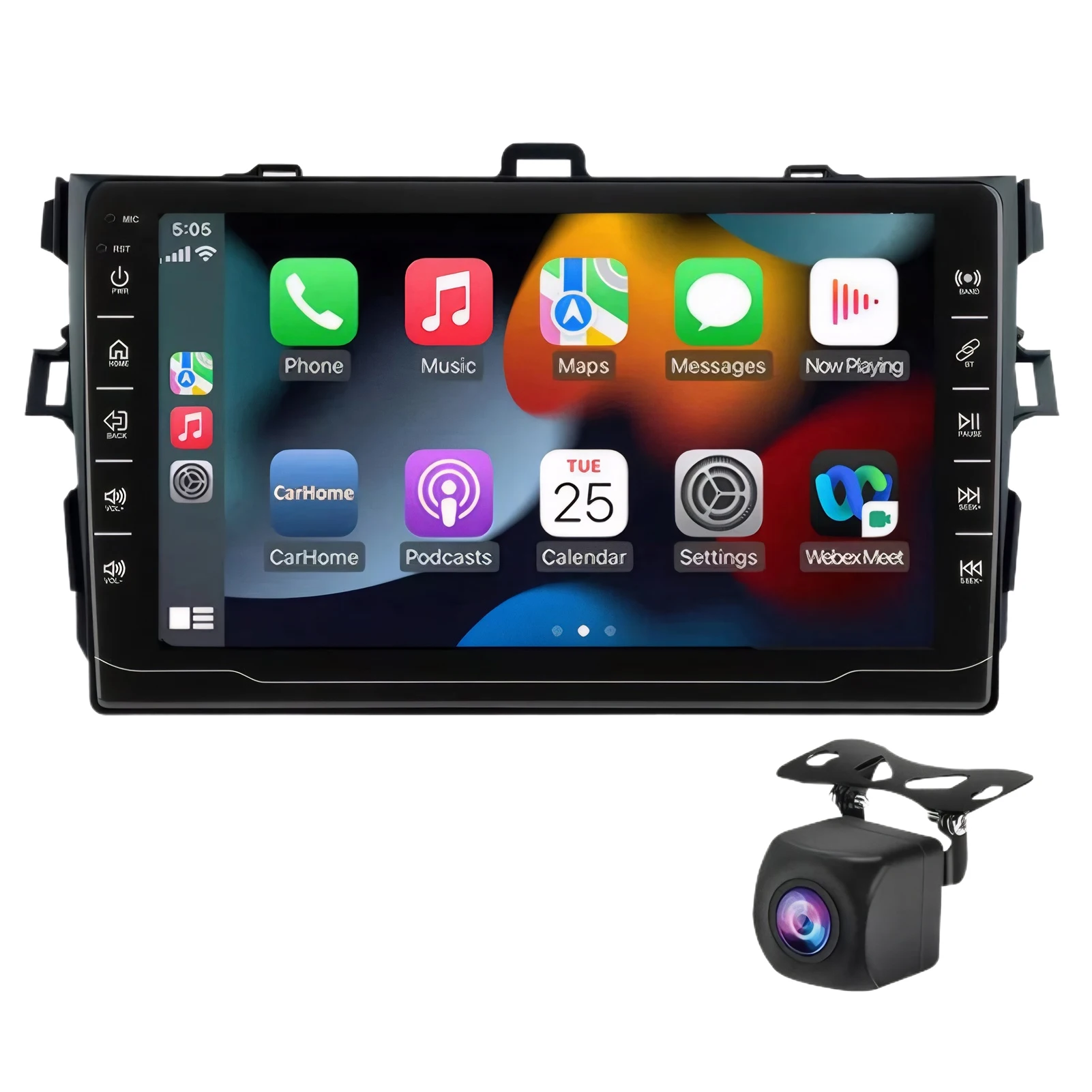 Black Upgrade Car Radio With Android 0 OS Wireless Android AUTO Download APP To Watch