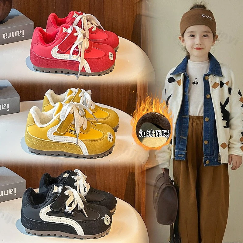 

Детская повседневная спортивная обувь, осень 2024, кроссовки для мальчиков и девочек, Нескользящие модные кроссовки для бега, уличная прогулочная обувь для малышей, 23-33