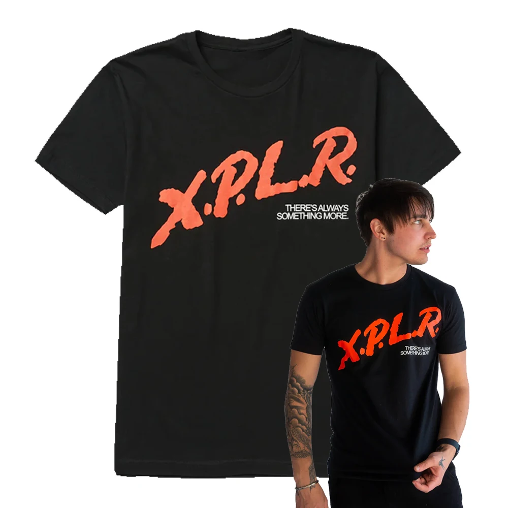 

XPLR Sam e Colby Dare Merch T-shirt Crewneck Camiseta de Manga Curta Dos Homens das Mulheres Harajuku Streetwear 2024 Roupas de