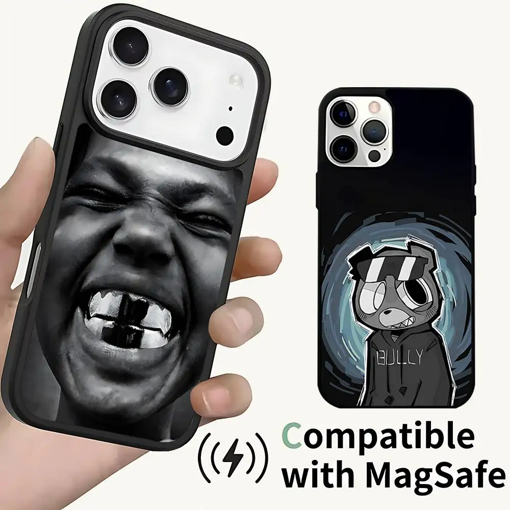 

Kanye W-West B-Bully Magnetic Phone Case For IPhone 14 16 17 13 12 11 15 Pro Max Plus For Magsafe Wireless Charge Cover