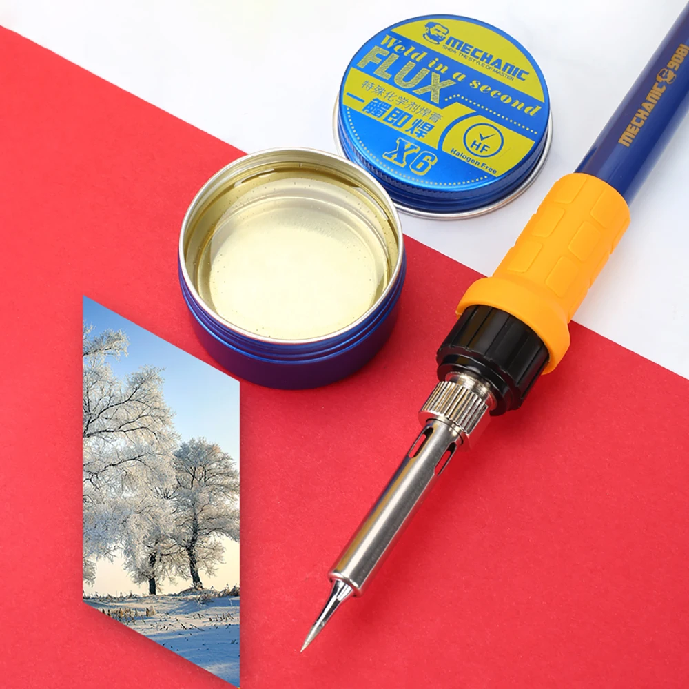 ช่าง Rosin Flux Solder Flux Paste BGA Soldering Paste Flux X6 X8 X9สำหรับไฟฟ้าน้ำมันเหล็กเชื่อมประสาน