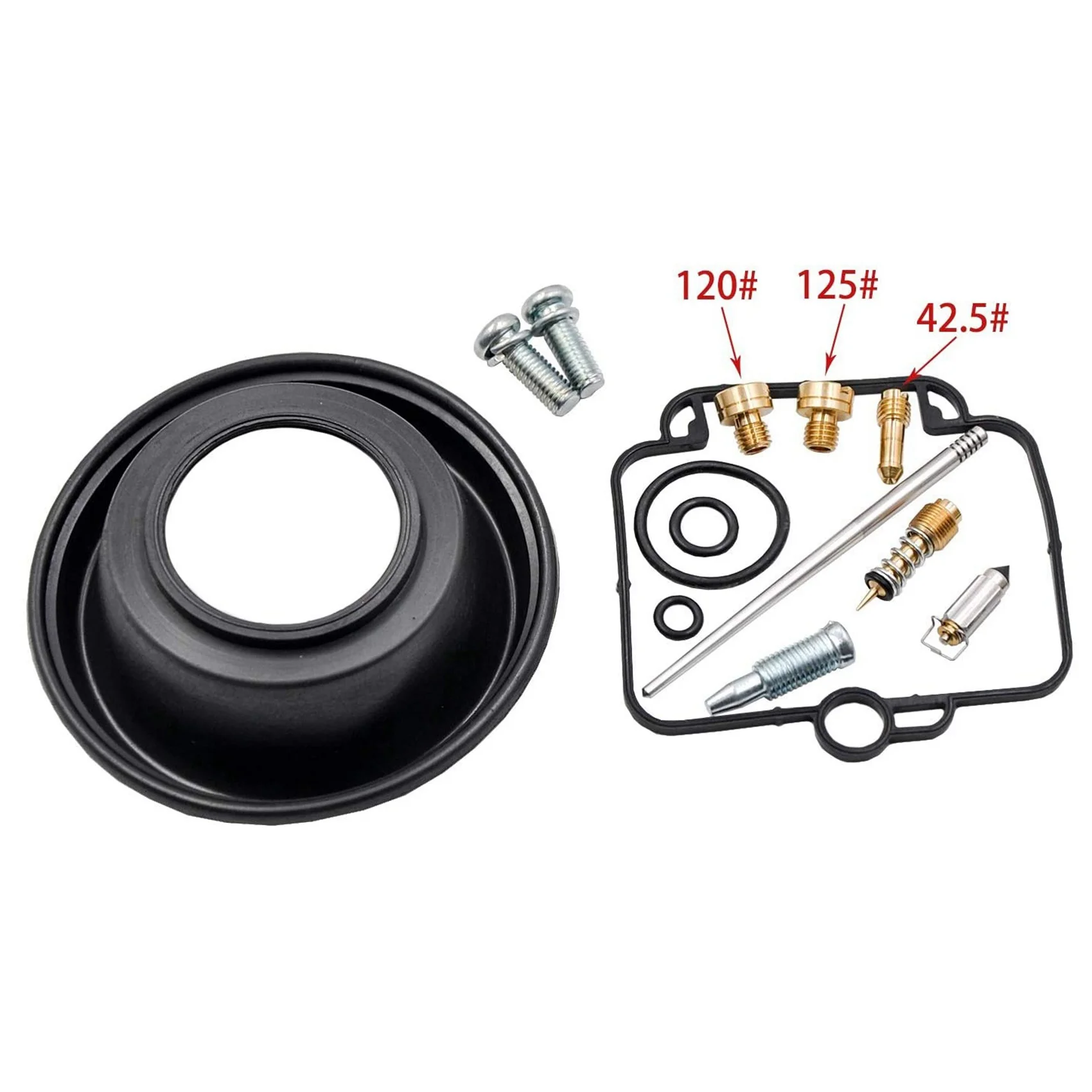M49K-2X Motorcycle Carburetor Repair Kit Single Cylinder Carb For DR350 Goose350 Single Cylinder Engine Mikuni BST40