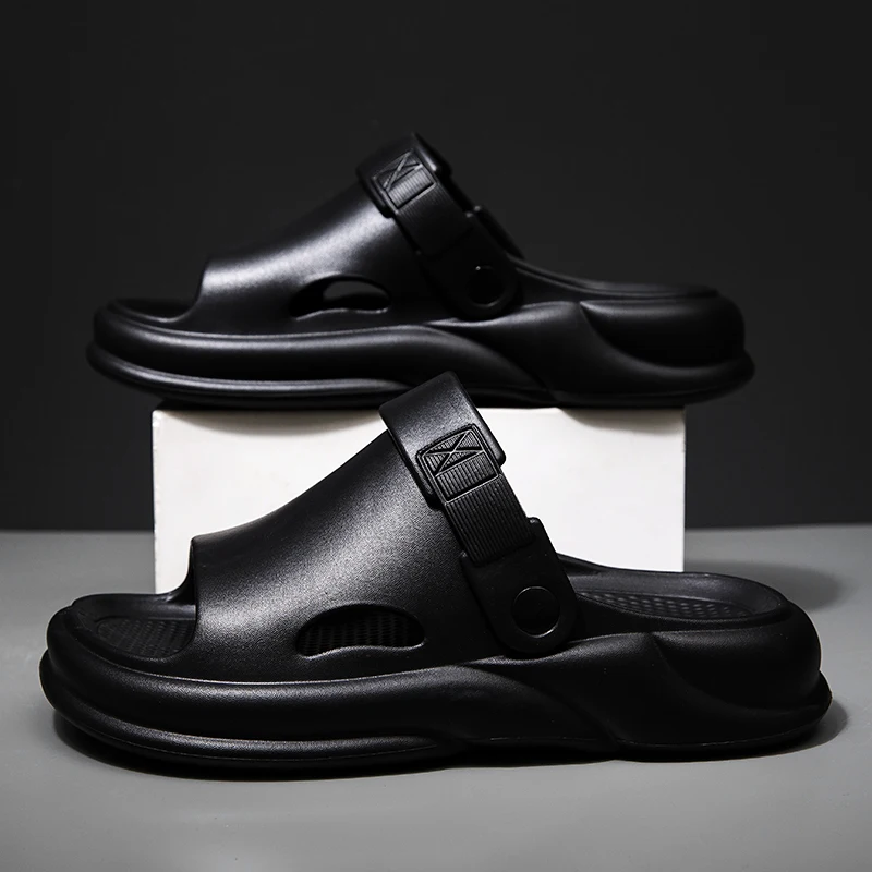 

Новинка 2023 года, удобные и универсальные спортивные тапочки для домашней одежды на толстой подошве с поддержкой свода стопы