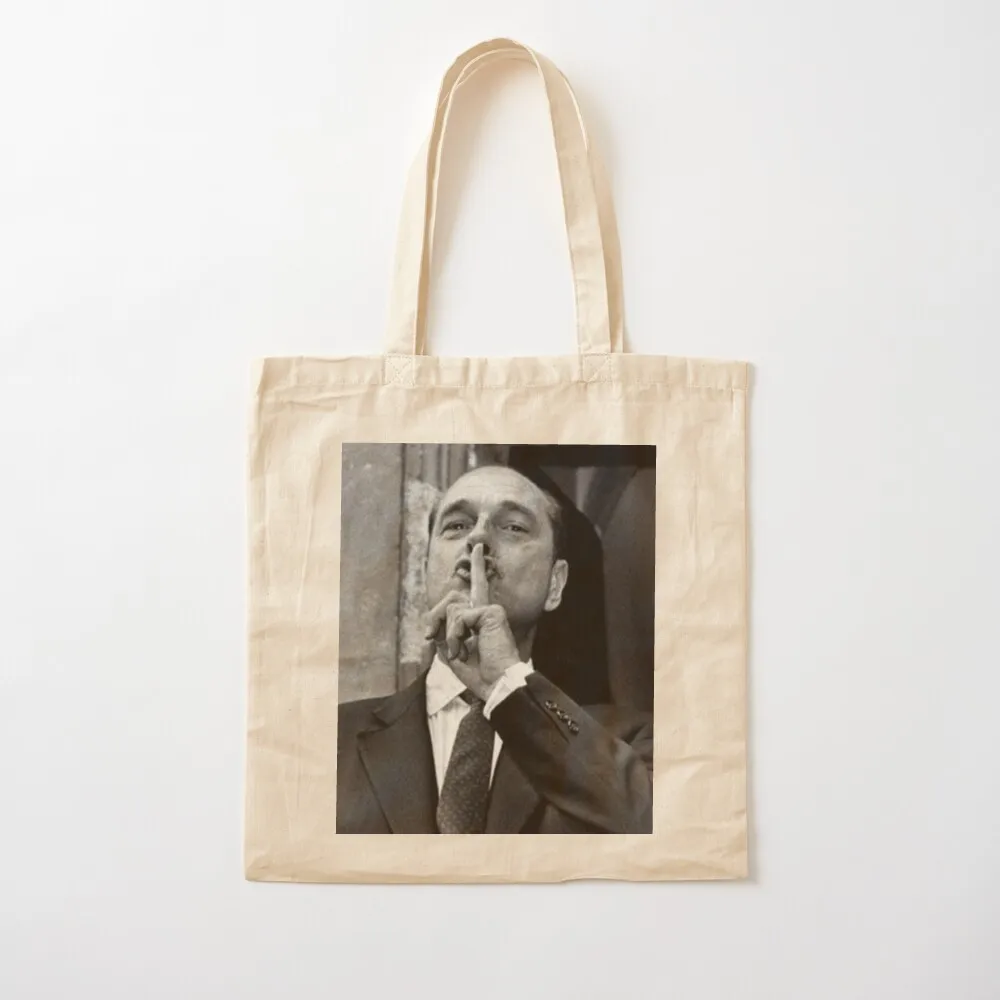 Jacques Chirac french swag Tote Bag tote bags aesthetic sacs de shopping bag for beach bags luxury women