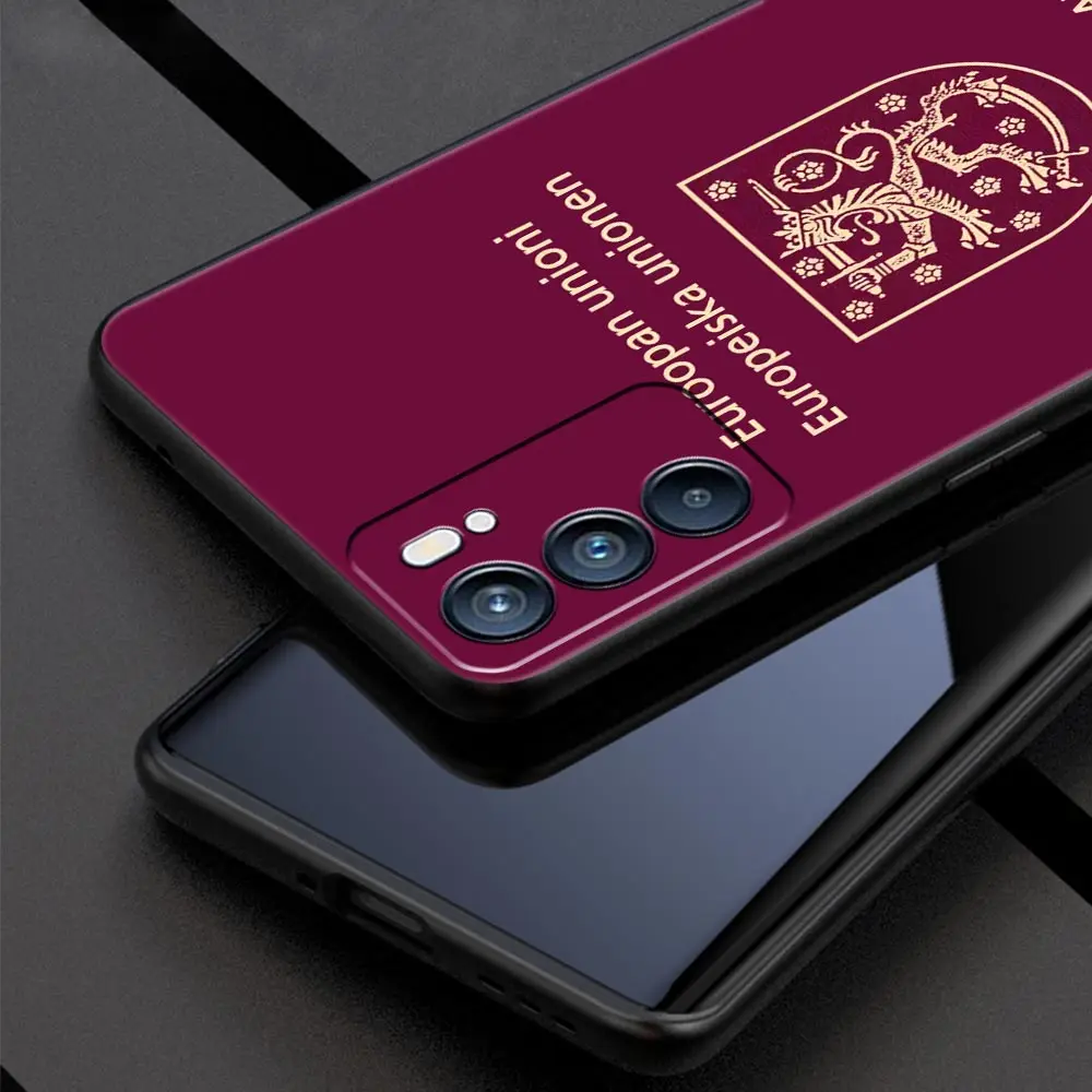 Algeria Russia Passport Phone Case For OPPO Find X5 A54 A53 A52 A9 2020 A16 A15 A95 A76 A74 A12 Reno7 SE Reno6 Pro Plus 5G Cover