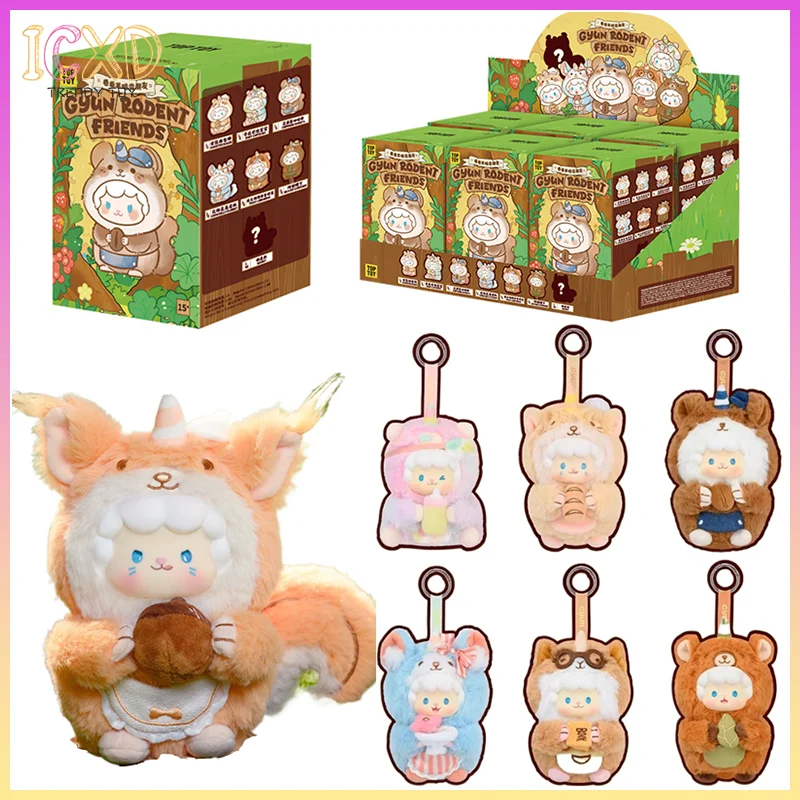 

Genuine Toptoy Curl Sheep Rodent Friends Series Vinyl Plush Blind Box Cute Stuffed Doll Birthday Gift Desktop Ornament For Kids