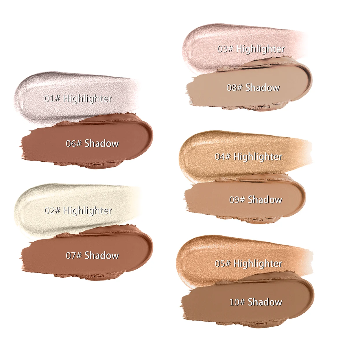 Multifunctional Highlight Shadow Contouring Stick Concealer Face Brightening Multifunctional Blush Stick