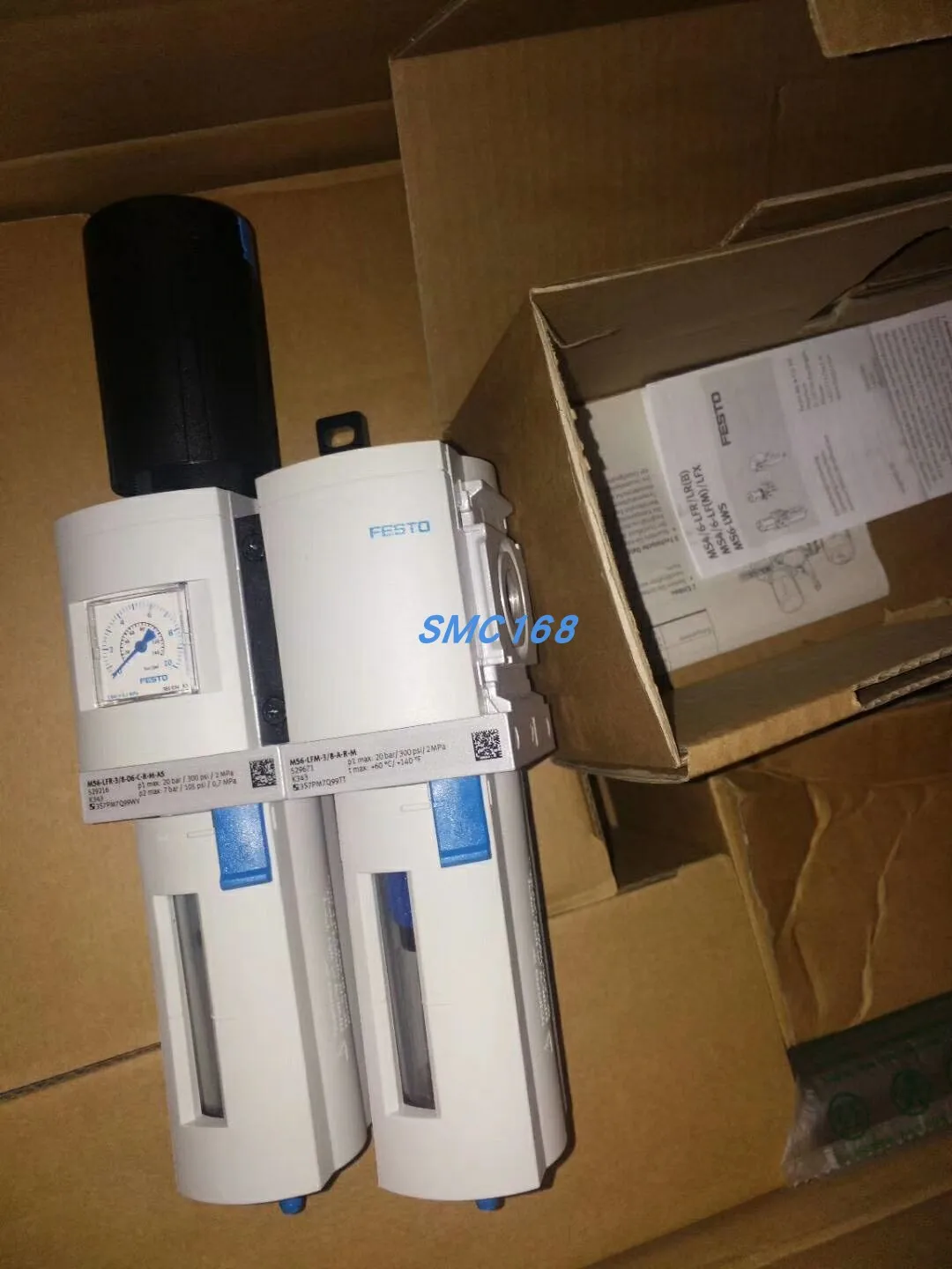 FESTO MS6-L0E-1/2-U-Z SM6-LFR-1/2-D7-E-U-V-AS-Z