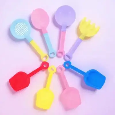 8Pcs Brightly Colored Beach Sand Shovels Kids Outdoor Digging Tools Summer Sand Play Set Stimulates Cognitive Development Fine