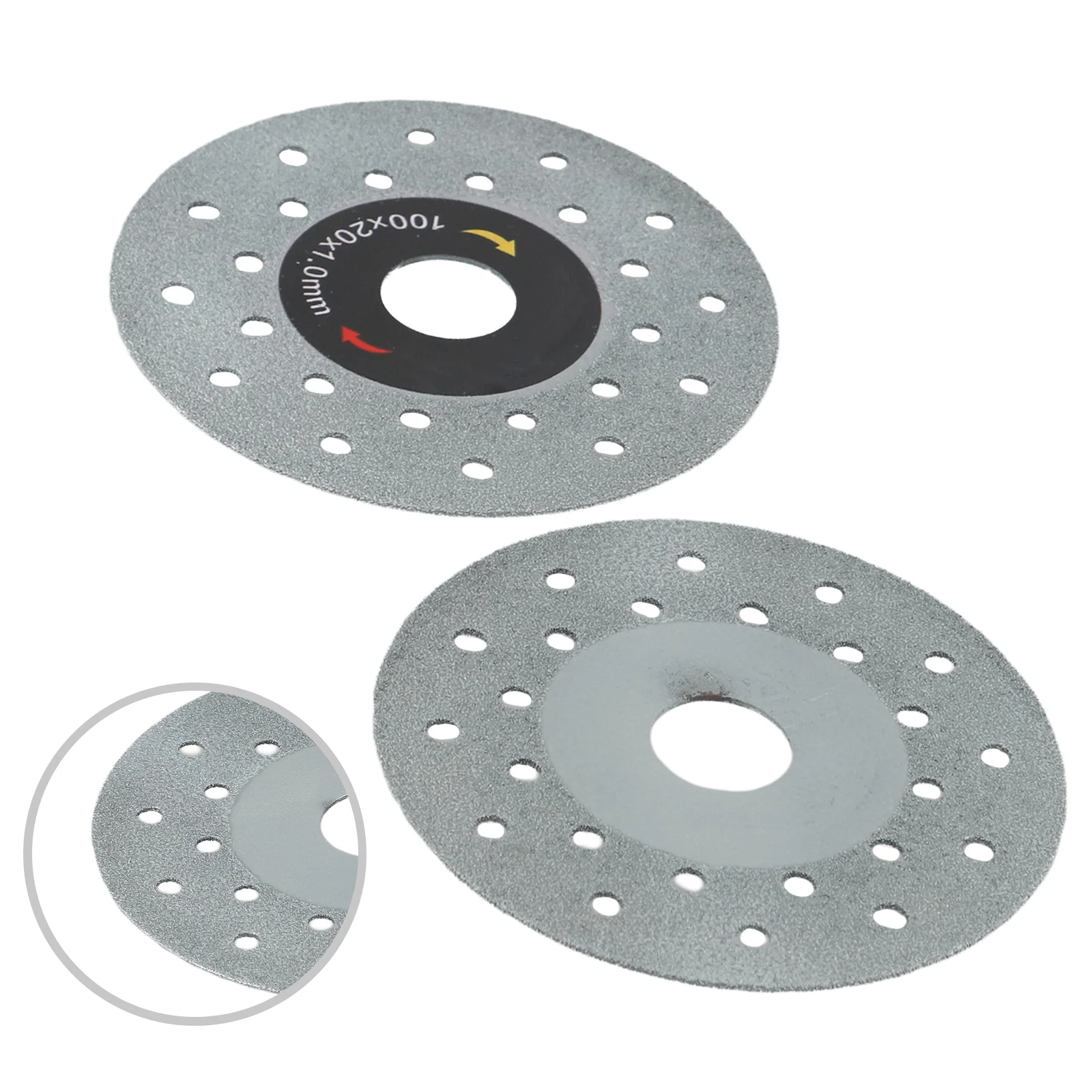 Dual-use Cutting Disc 4 Inch Saw Blade For Workshop Use High Density Emery Improve Work Efficiency For Angle Grinder